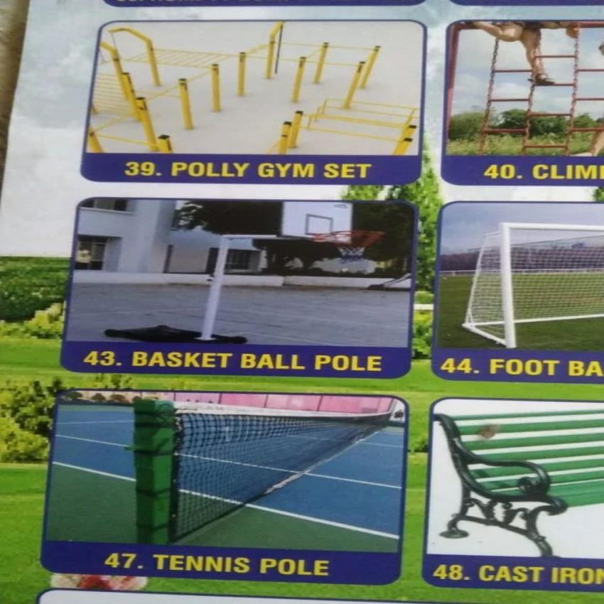 Time2play Iron Fixed Basketball Pole