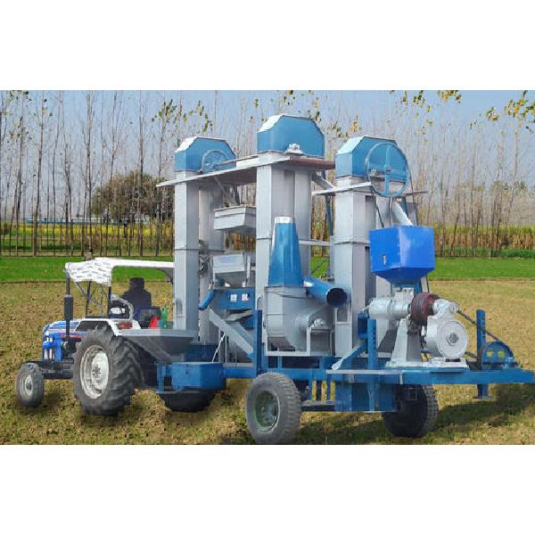 Tractor Operated Rice Mill Machine
