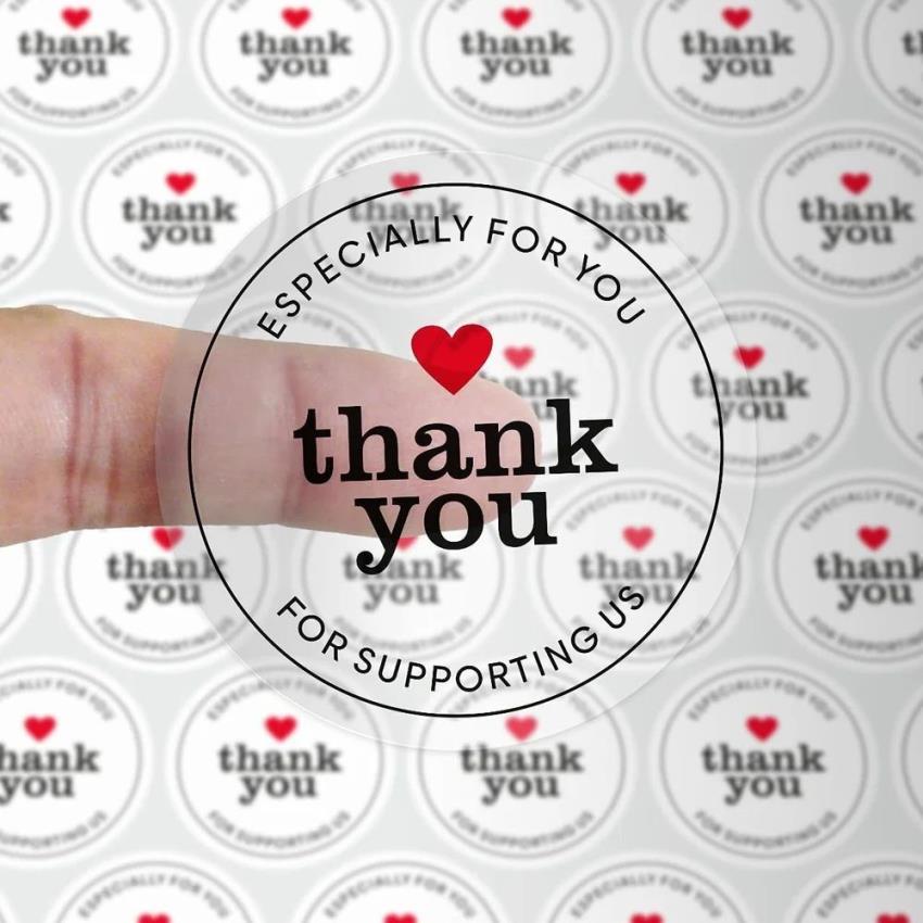 Clear Packaging Labels