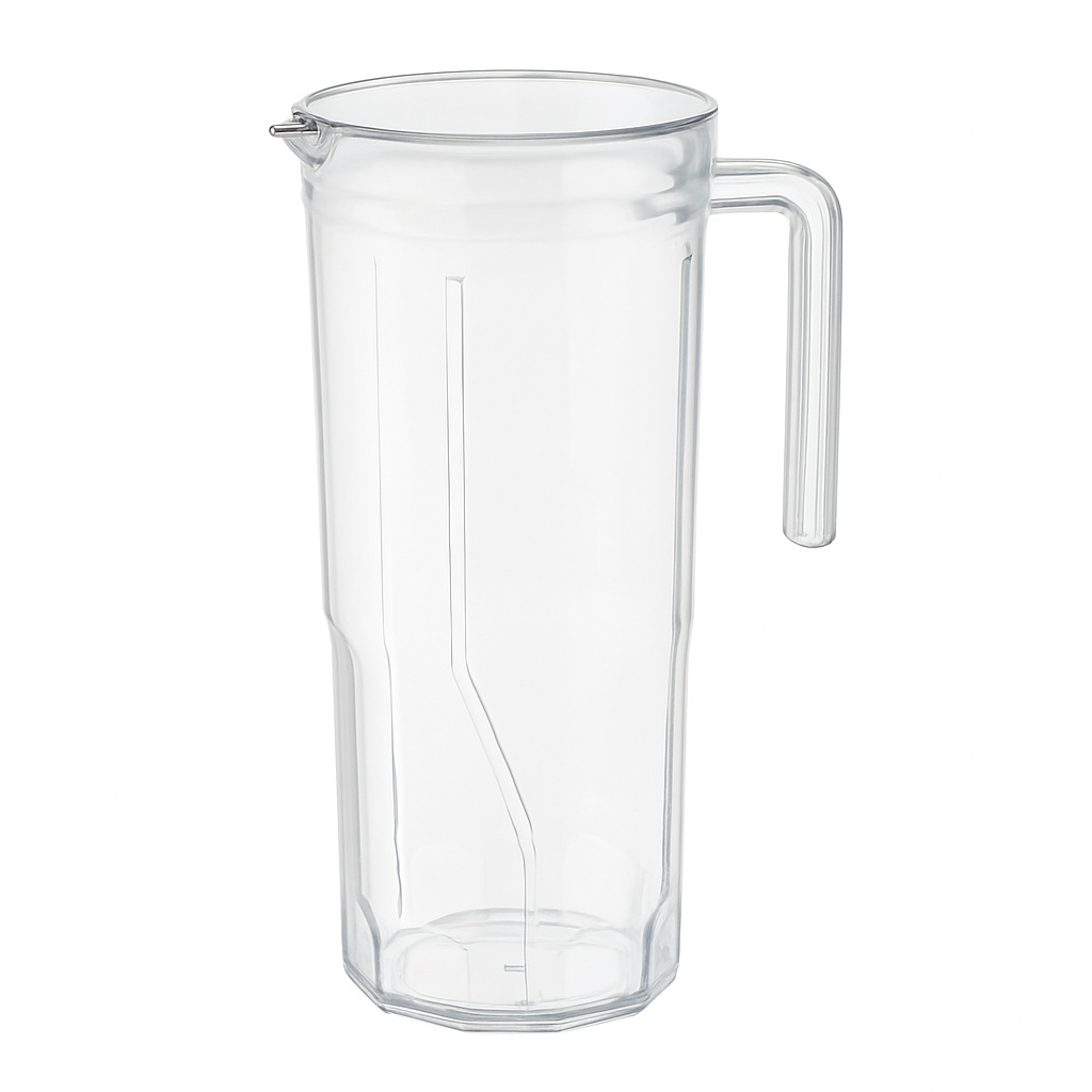 Transparent Plastic Unbreakable Water Container 1L