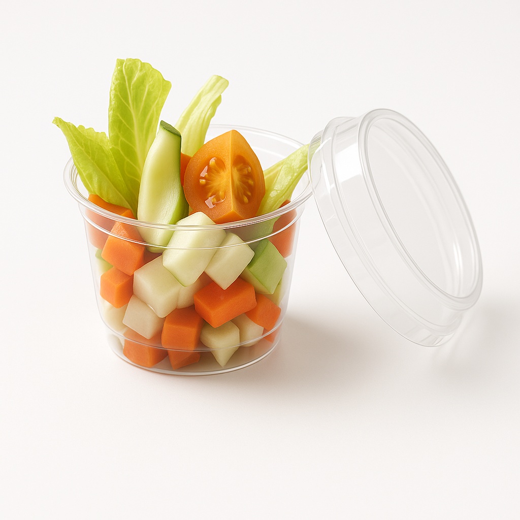 Round Crystal Serving Glass Bowl