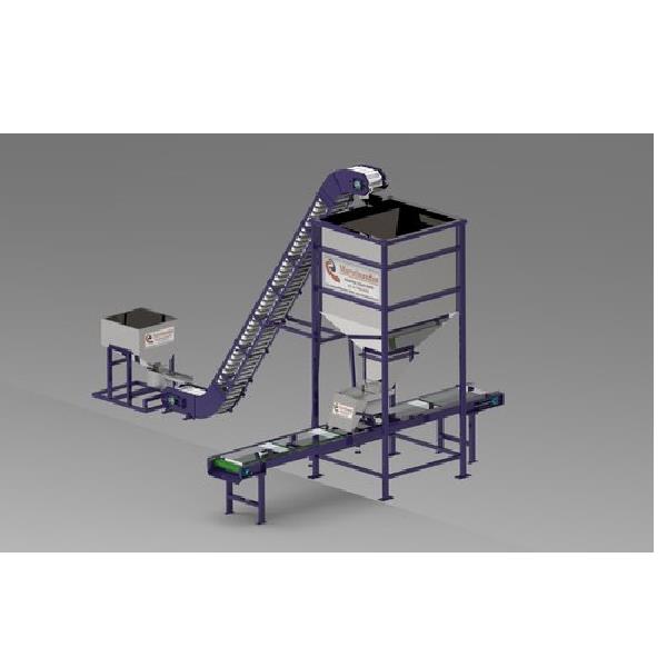 Tray Filling Machine with Elevator