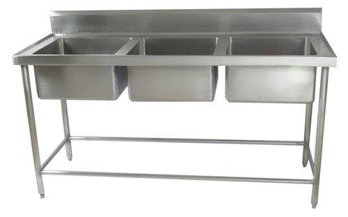 Triple Bowl Stainless Steel Kitchen Sink