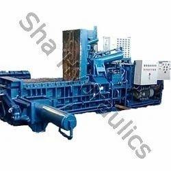 Triple Iron Scrap Baler, 300 Ton