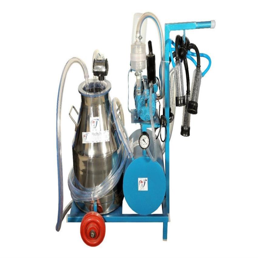 Trolley Single Bucket Automatic Milking Equipment