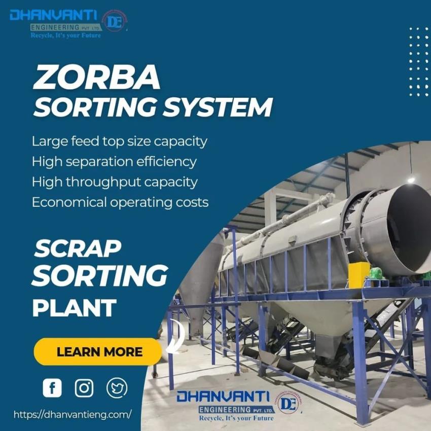 Trommel Screen Scrap Sorter