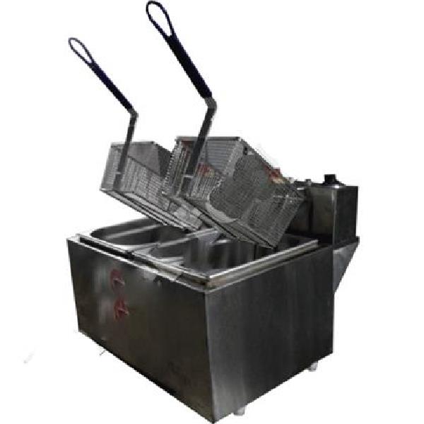 Twin Tank Electric Fryer Machine