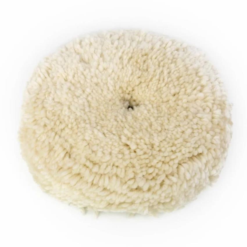 Twisted Wool Buffing Pad, White