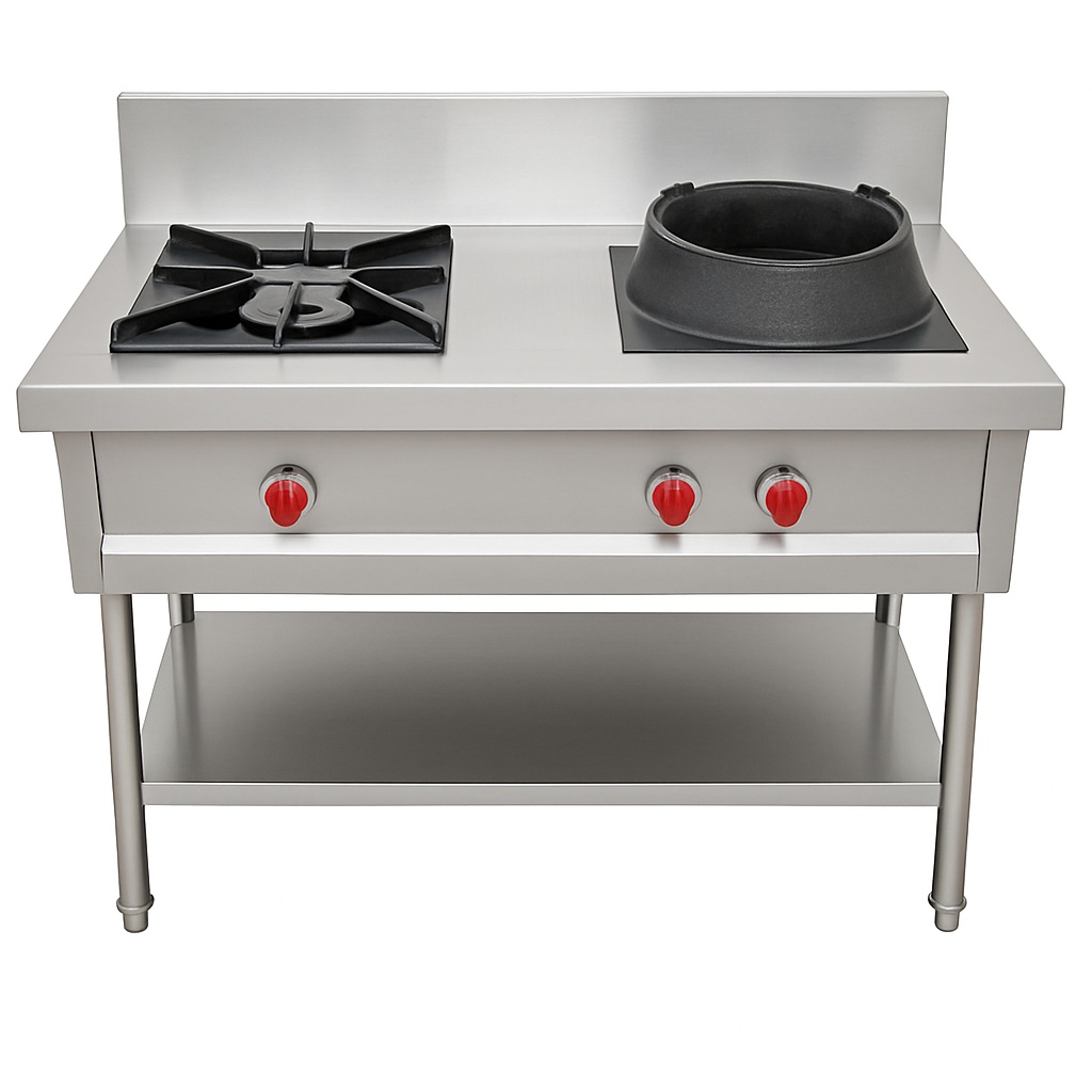 Two Burner Hotel Range (Indian Chinese)