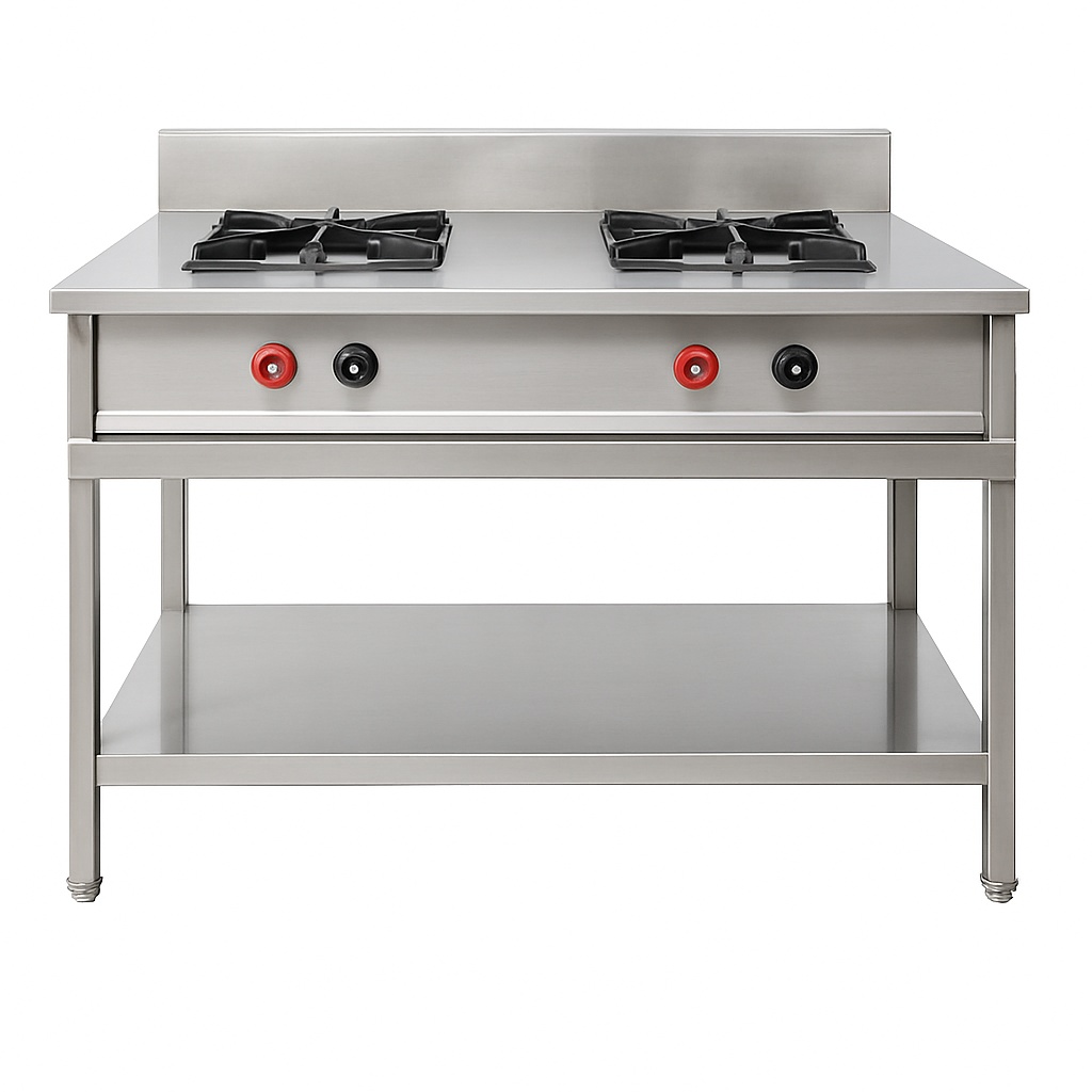 Commercial Two Burner Range