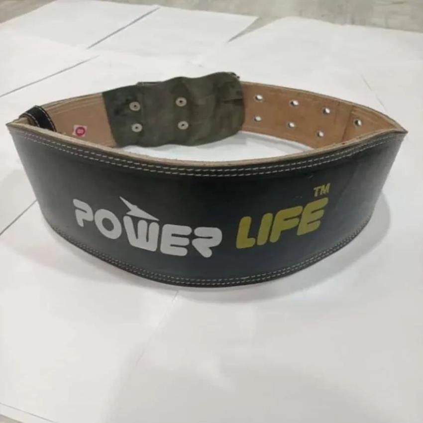 Unisex Round Gym Leather Belt