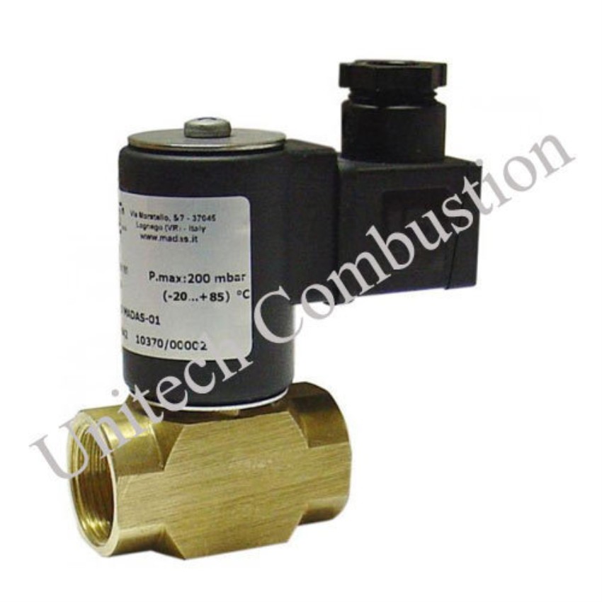 Unitech Madas Gas Solenoid Valve 200 Mbar