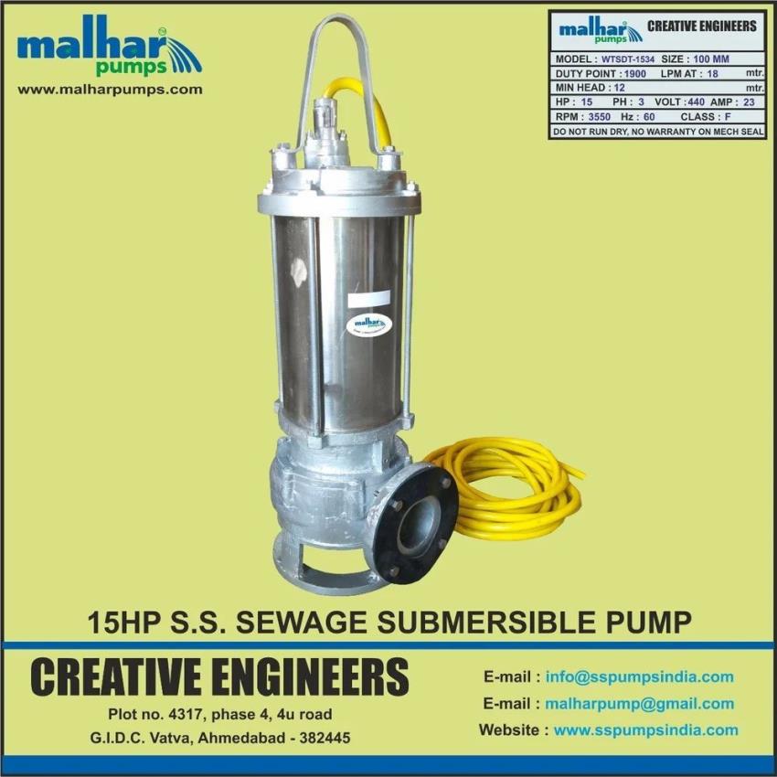 Mini Dewatering Sewage Submersible Pump up to 90M
