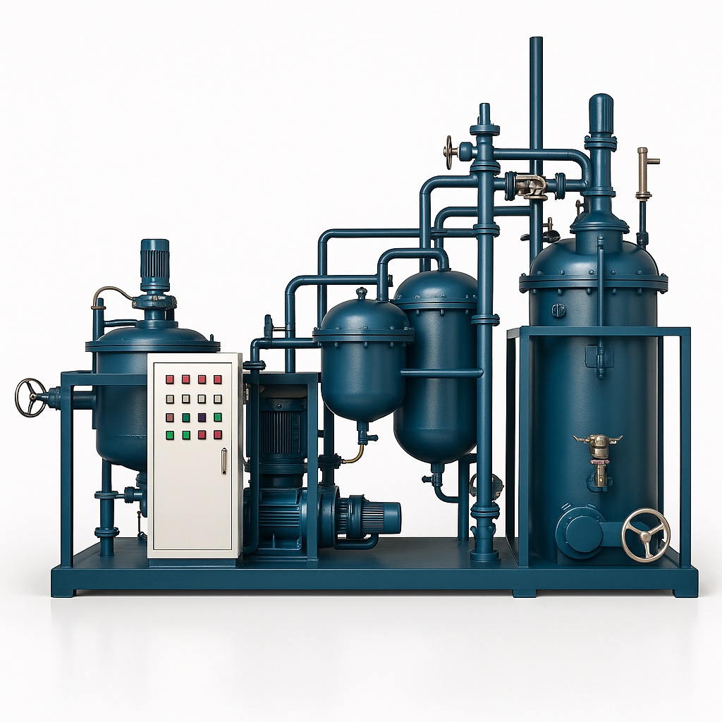 Semi Automatic Oil Recycling Machine, 1 ton/hr