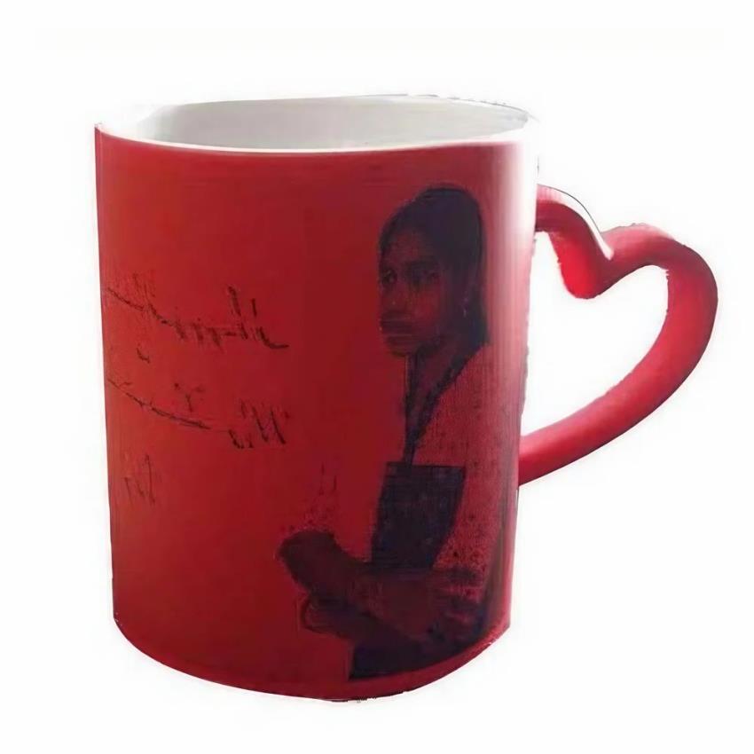 Magic Red Handle Ceramic Mug