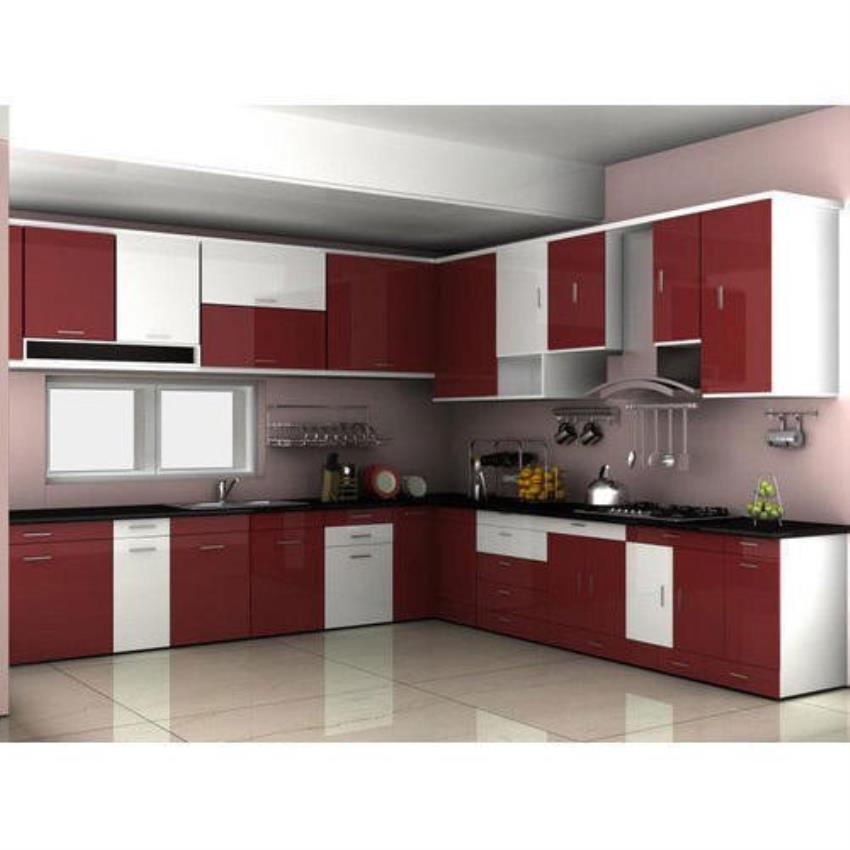 V Shape PVC Kitchen