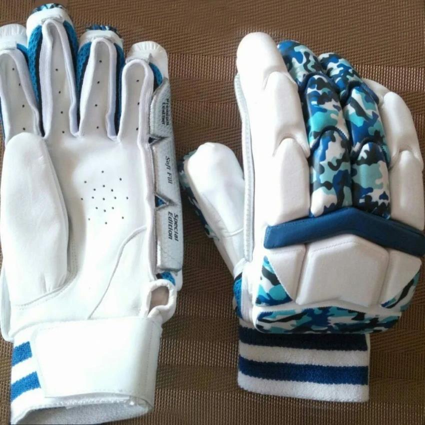 Velcro Cricket Batting Gloves, 21 cm