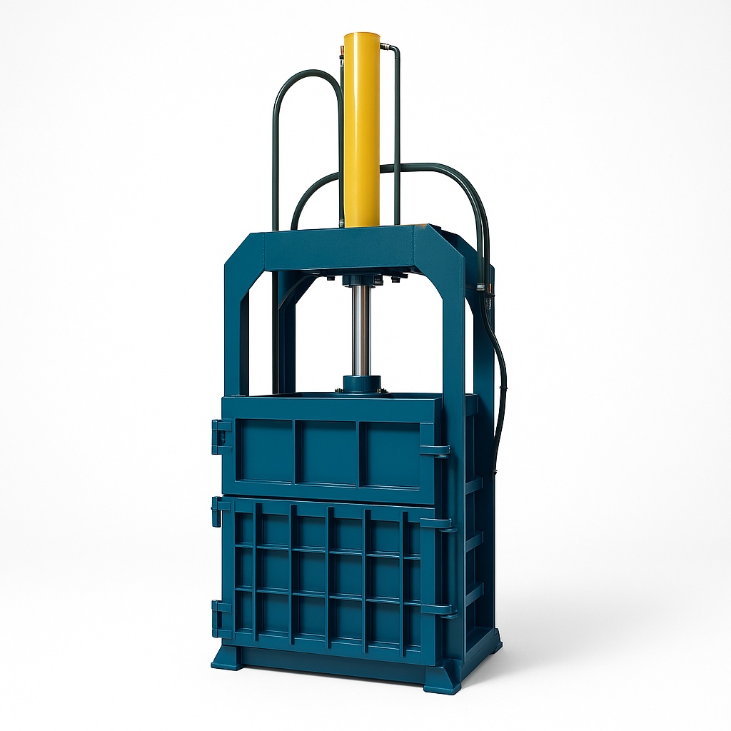 Vertical Press Baler Machine