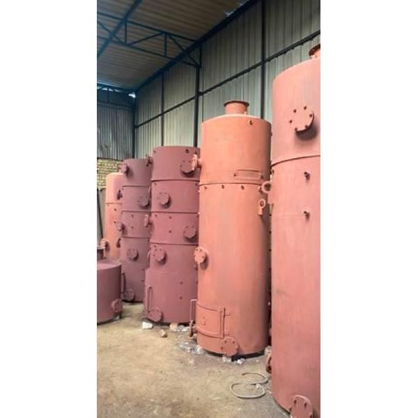 Vertical Coal and Wood Fire Steam Machine