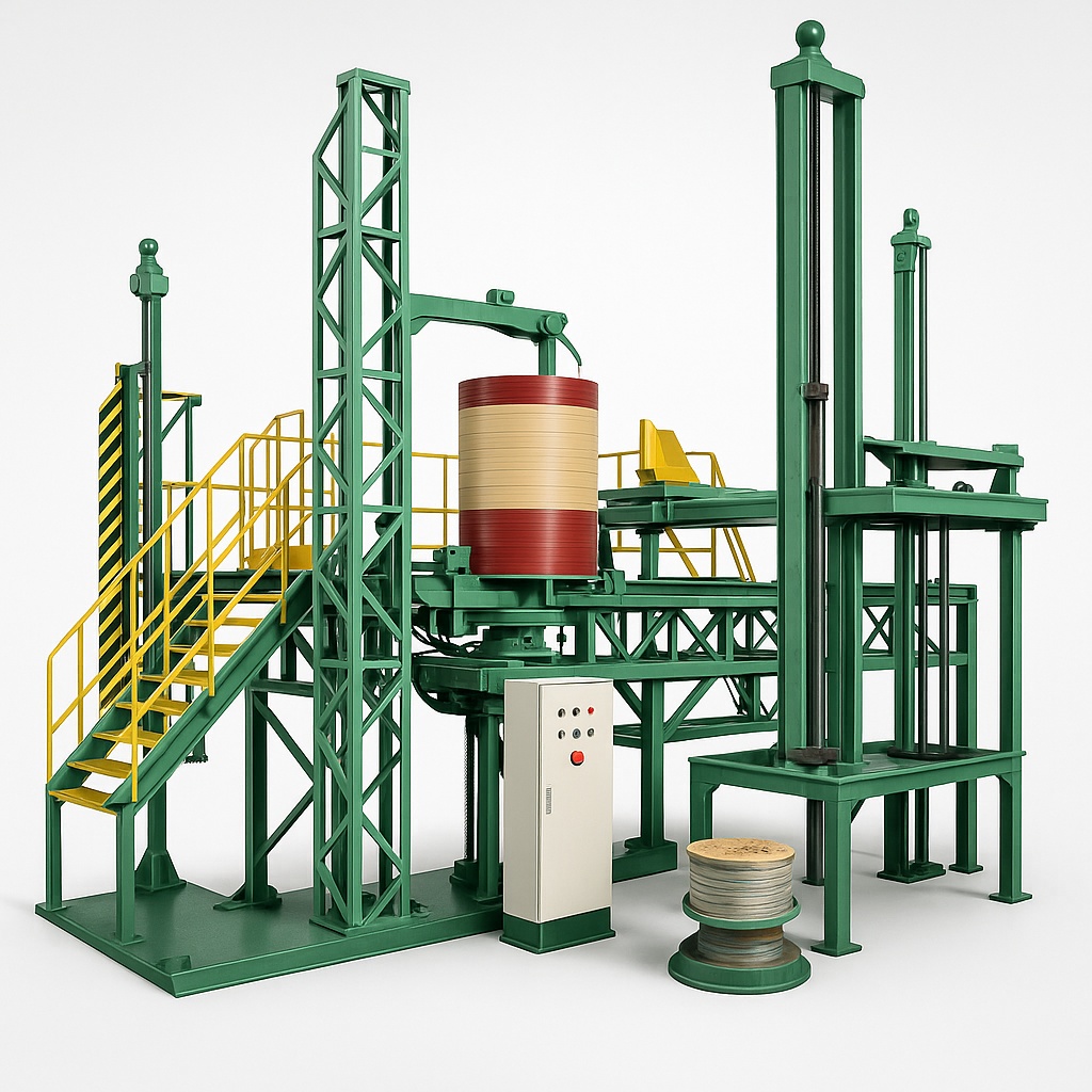 Vertical Coil Winding Machine