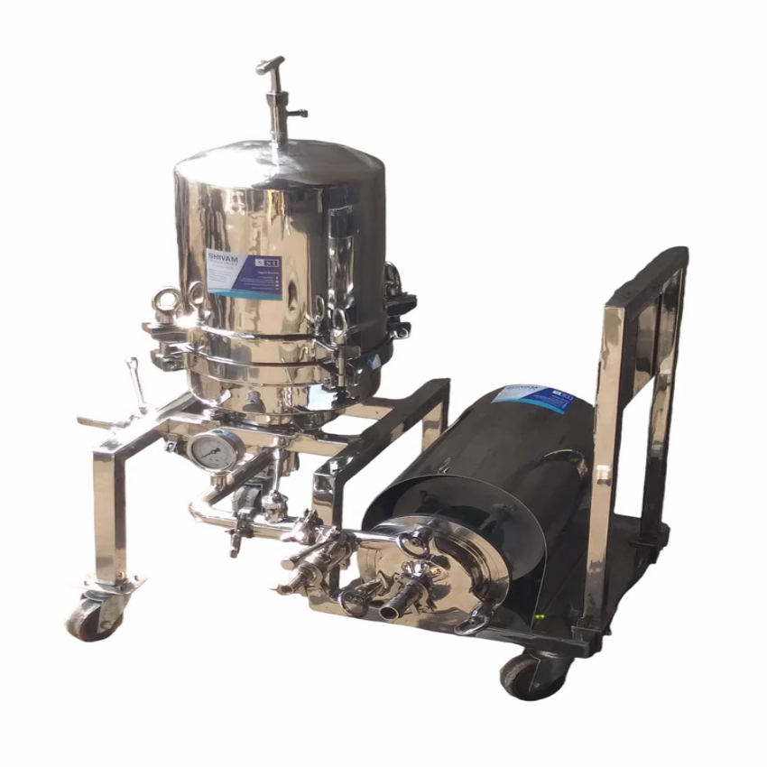 Vertical SS Syrup Filtration Machine