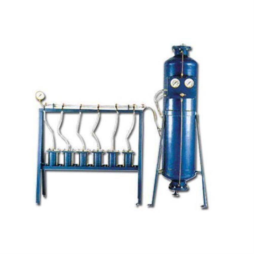 Vertical Steel Concrete Air Permeability Apparatus