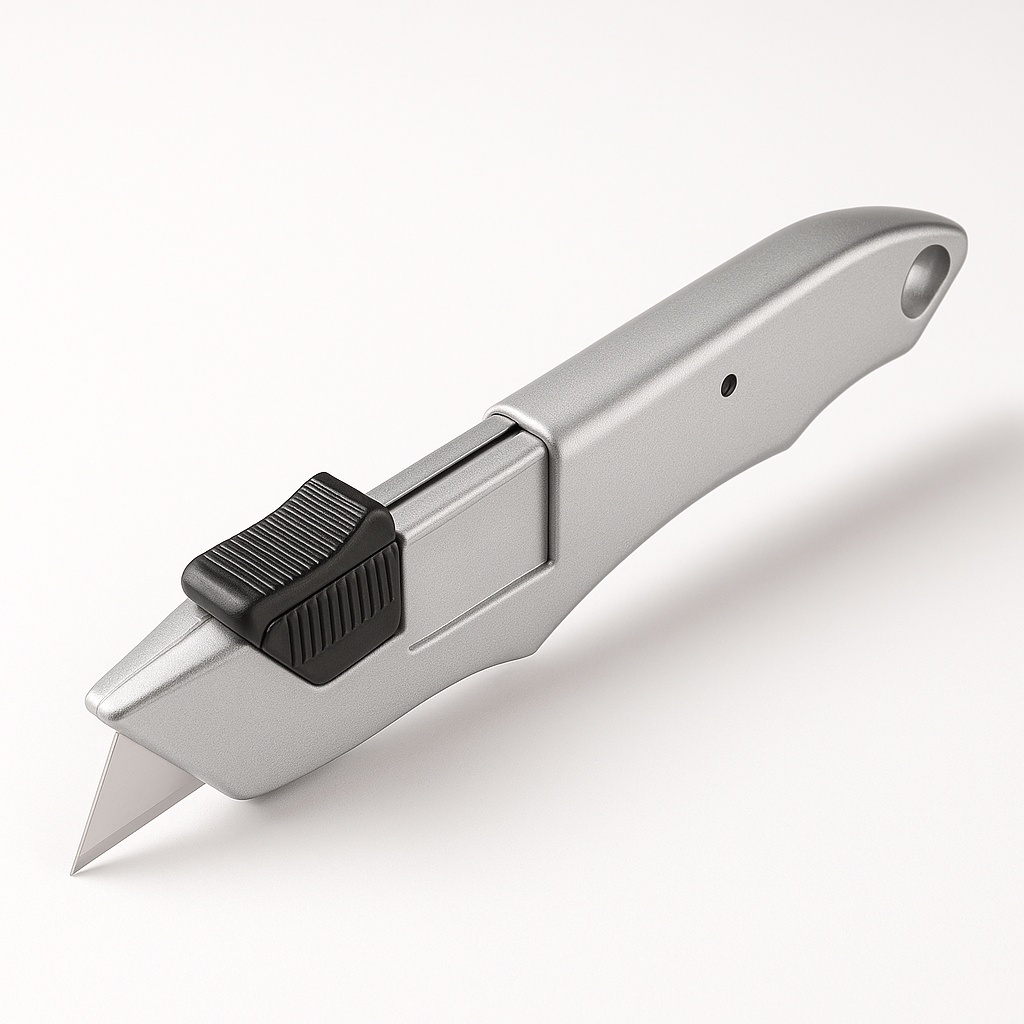 Retractable Zinc Blade Knife