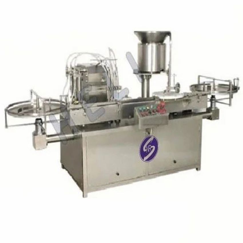 Volumetric Piston SS 304 Vial Filling Machine