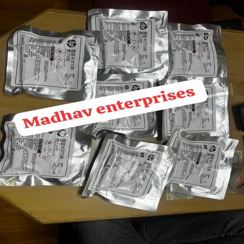 W3T10B Black 2590 Solvent Ink Cartridge, 1500 Pages