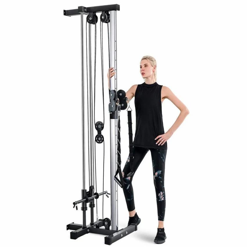Wall Mount Dual Pulley Cable Station, 120kg