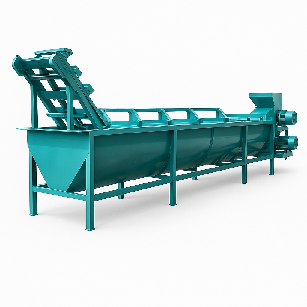 Automated Plastic Waste Washing Plant