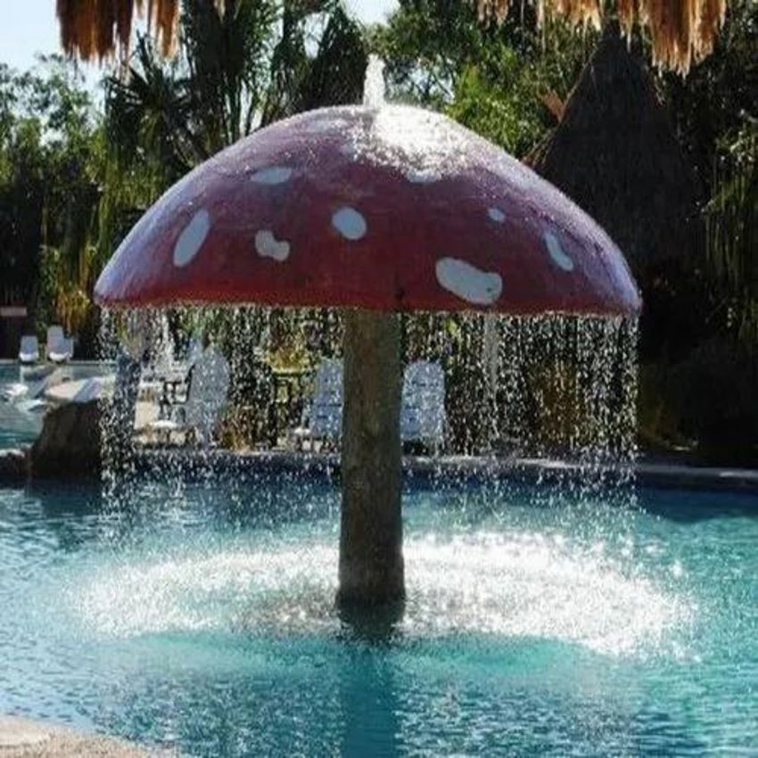 Water Park FRP Mushroom Umbrella