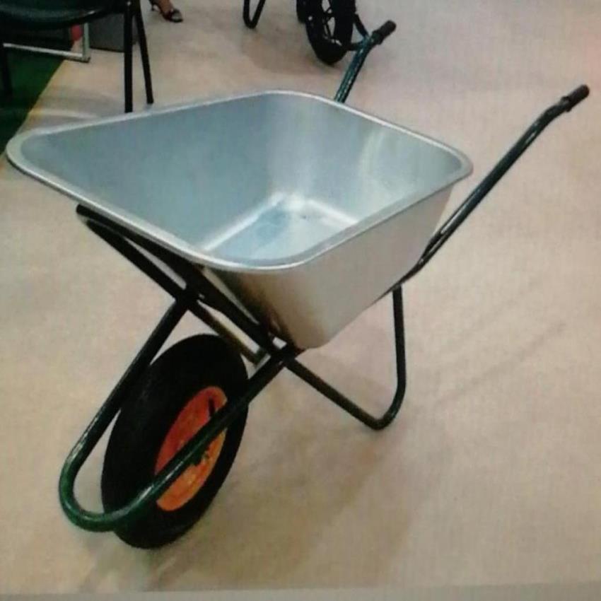 Construction Wheel Barrow, 4cu Load Capacity