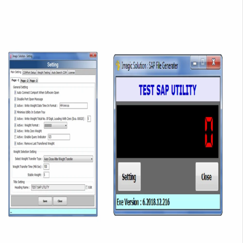 Weighbridge SAP Interface