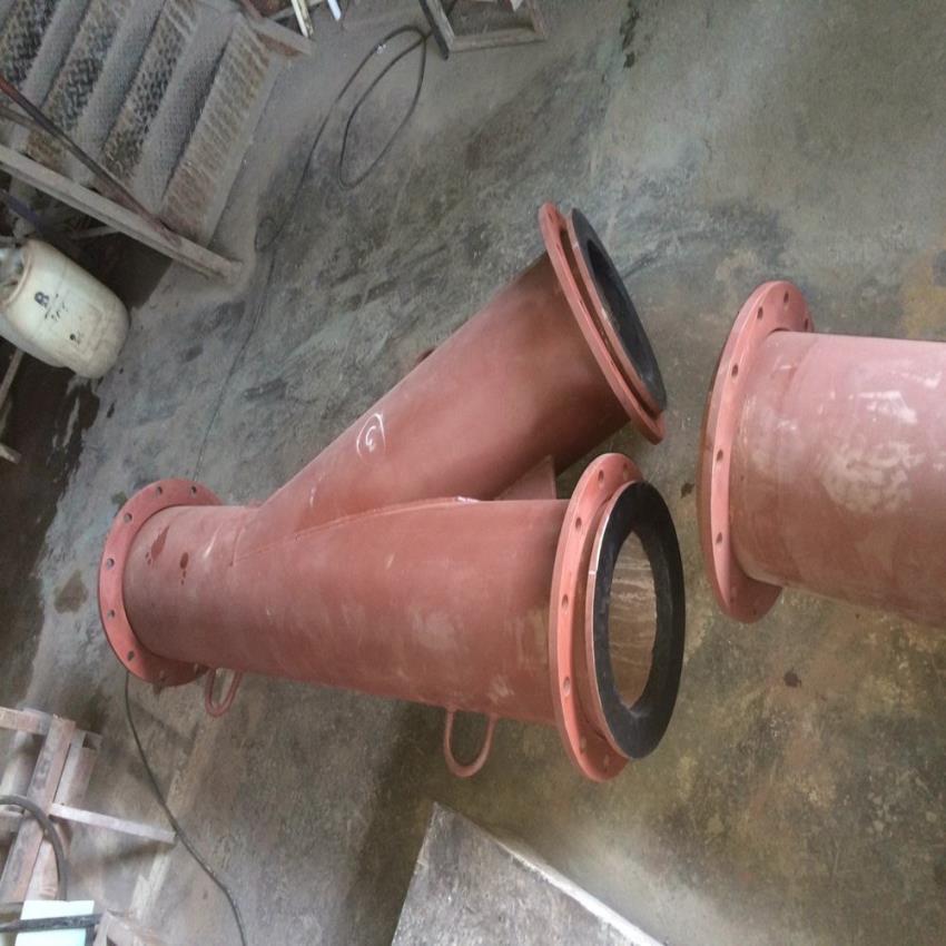 Welded Cast Basalt Lined Lateral 100 NB