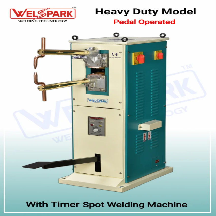 Welspark Pedestal Spot Welding Machine 10 KVA with Timer