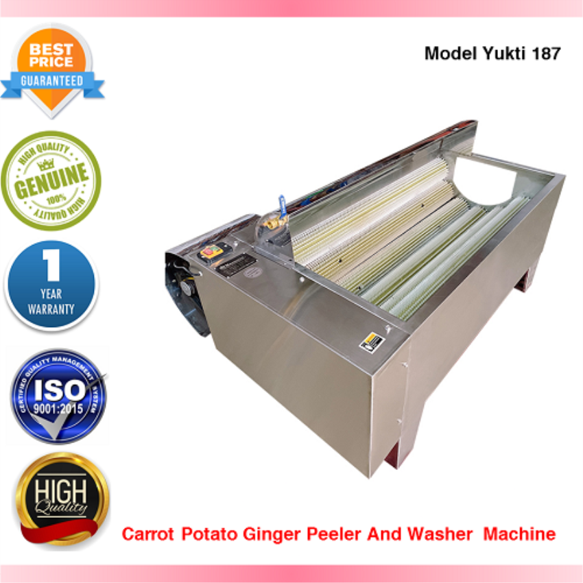 Wet Type Ginger Carrot Peeler Machine, 1500kg/h