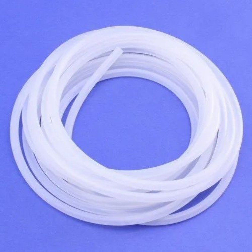 Industrial White Silicone Braided Hose Pipe