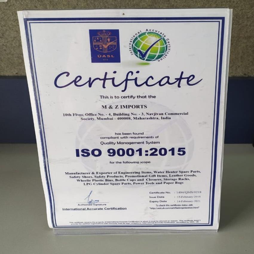 White Acrylic A4 Menu Stand