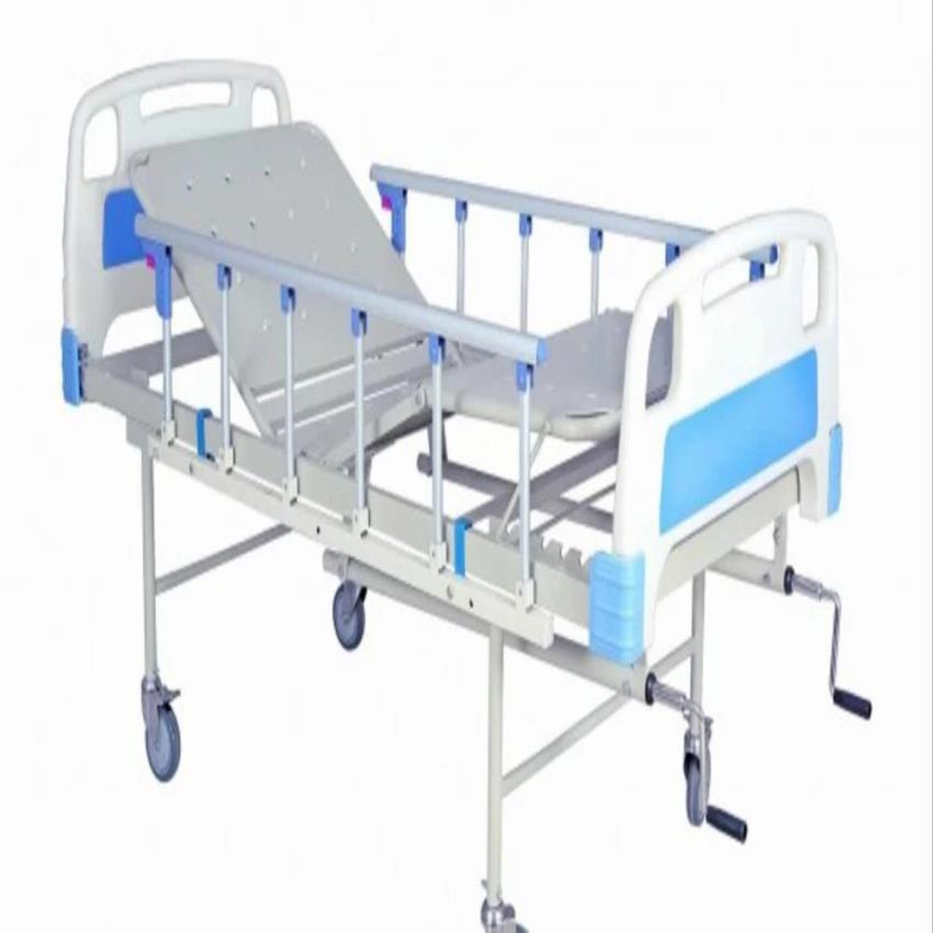 Manual Hospital Fowler Bed (White)