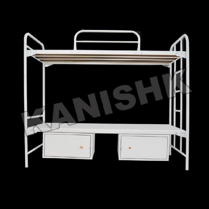 White Bunker Cot Bed With Box