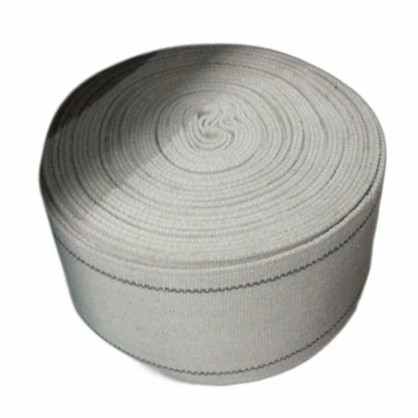 White Canvas Curved Conveyor Belt