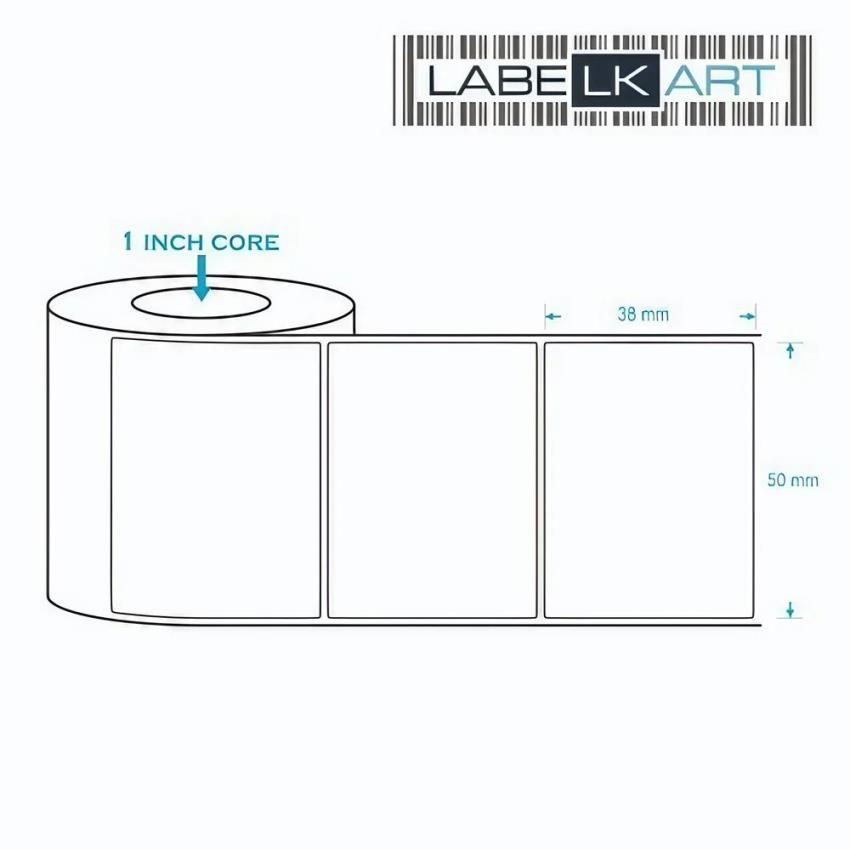 Chromo Label 50x30mm 2 Up Roll