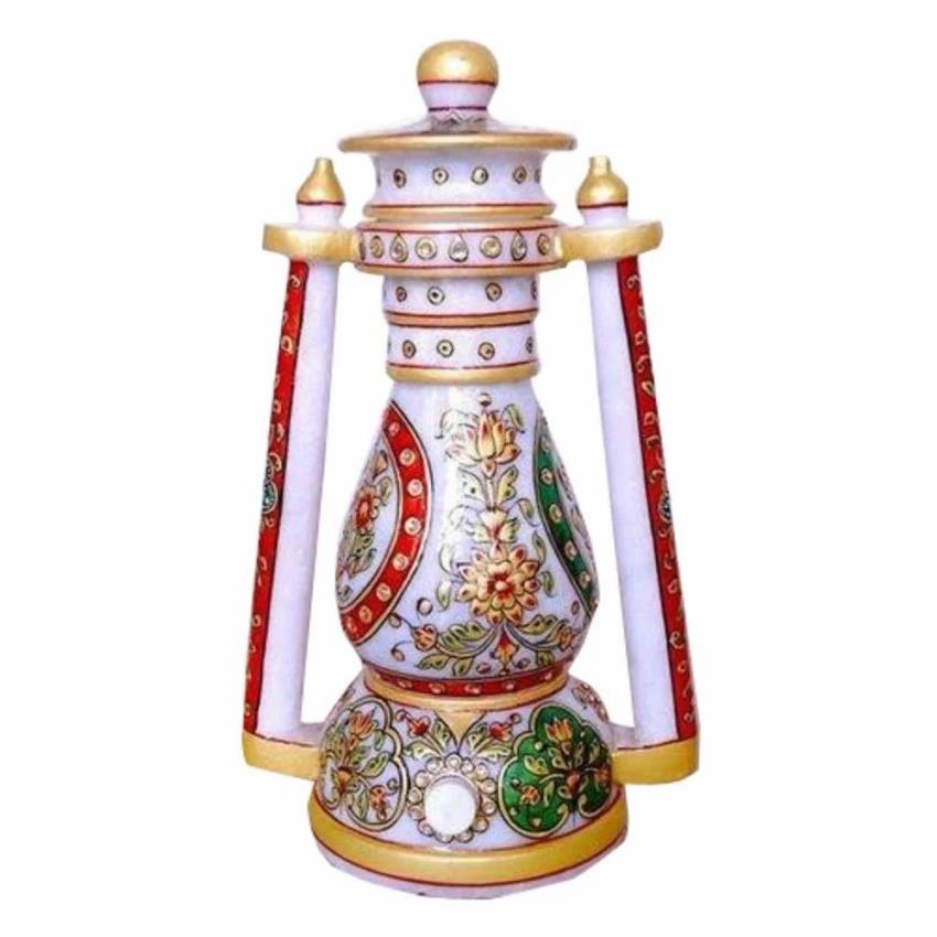 Carving Design White Marble Lantern