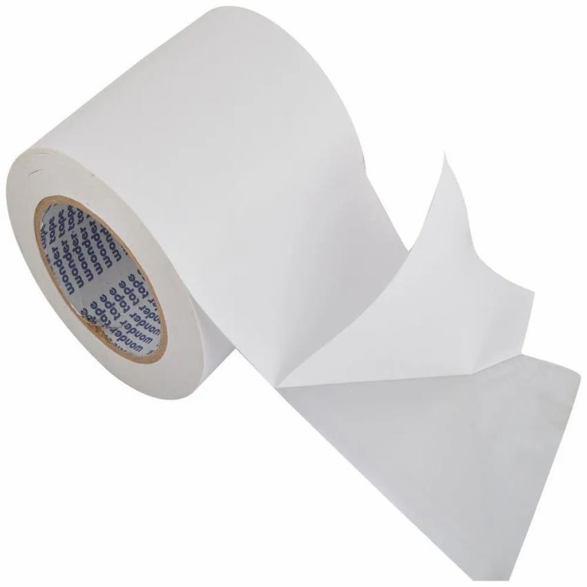 White Double-Sided Adhesive Roll 12"