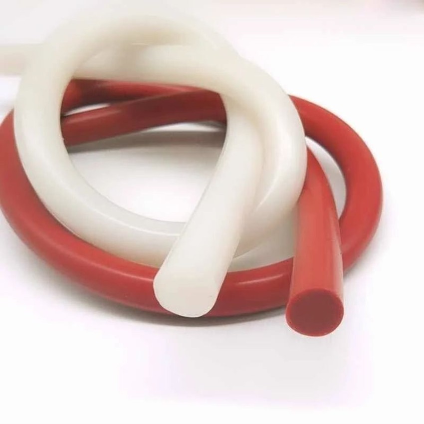 White Silicone Sponge Cord Roll