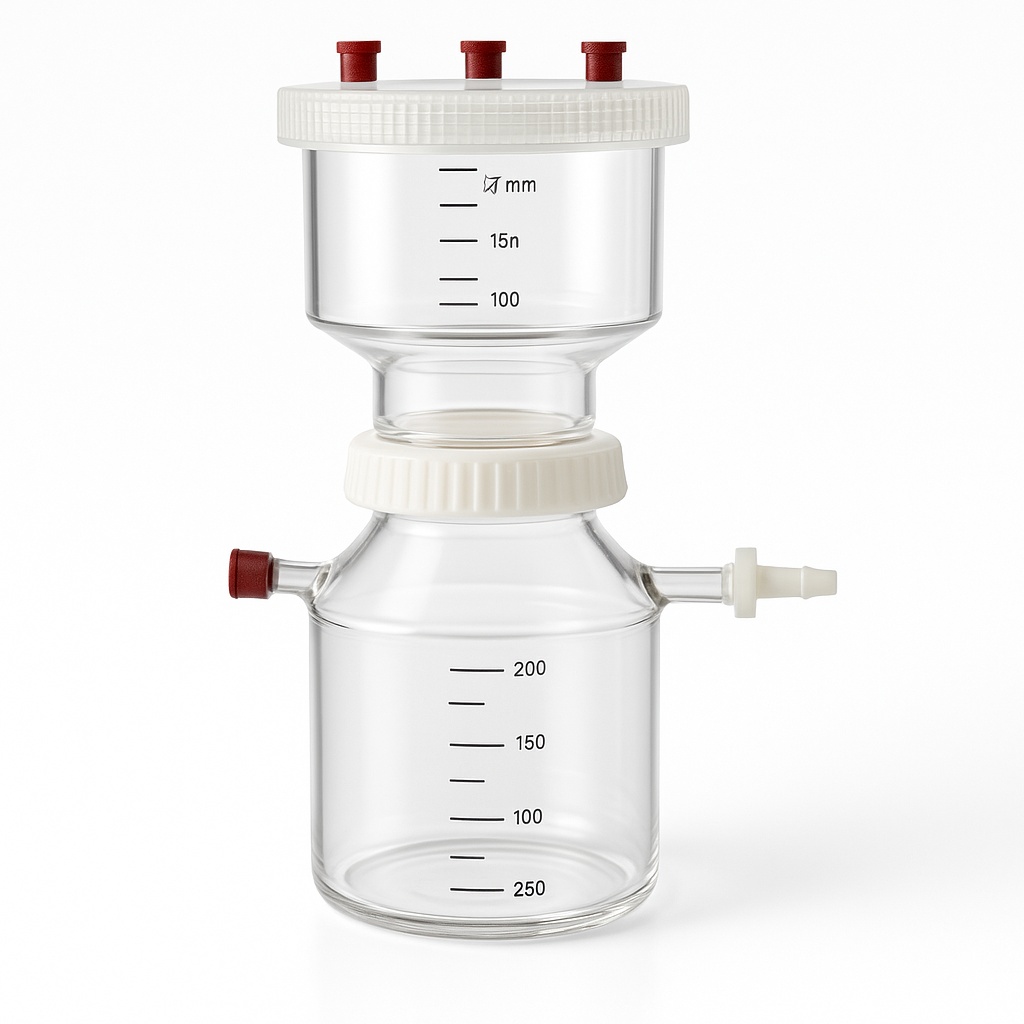 White 47mm Membrane Filter Holder