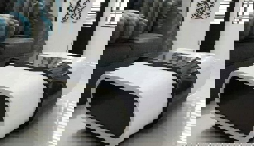 White Glossy Acrylic Designer Solid Surface Table