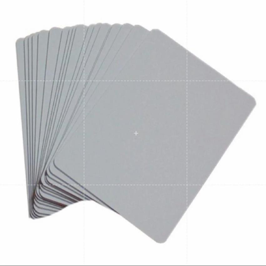 White Metal Inkjet PVC ID Card Holder