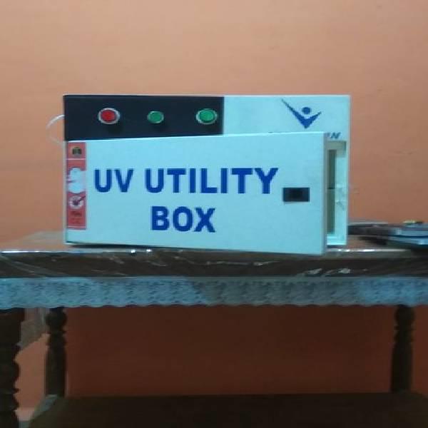 White Mild Steel UV Disinfection Box For Home
